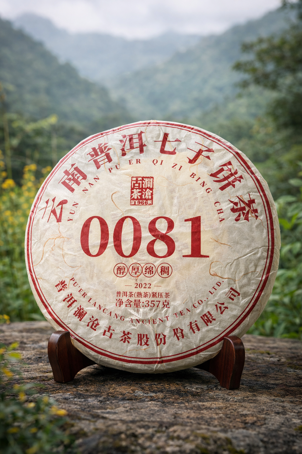 0081 Shu Pu-erh (Ripe Pu-erh) 2021, 357g | Lan Cang Gu Cha