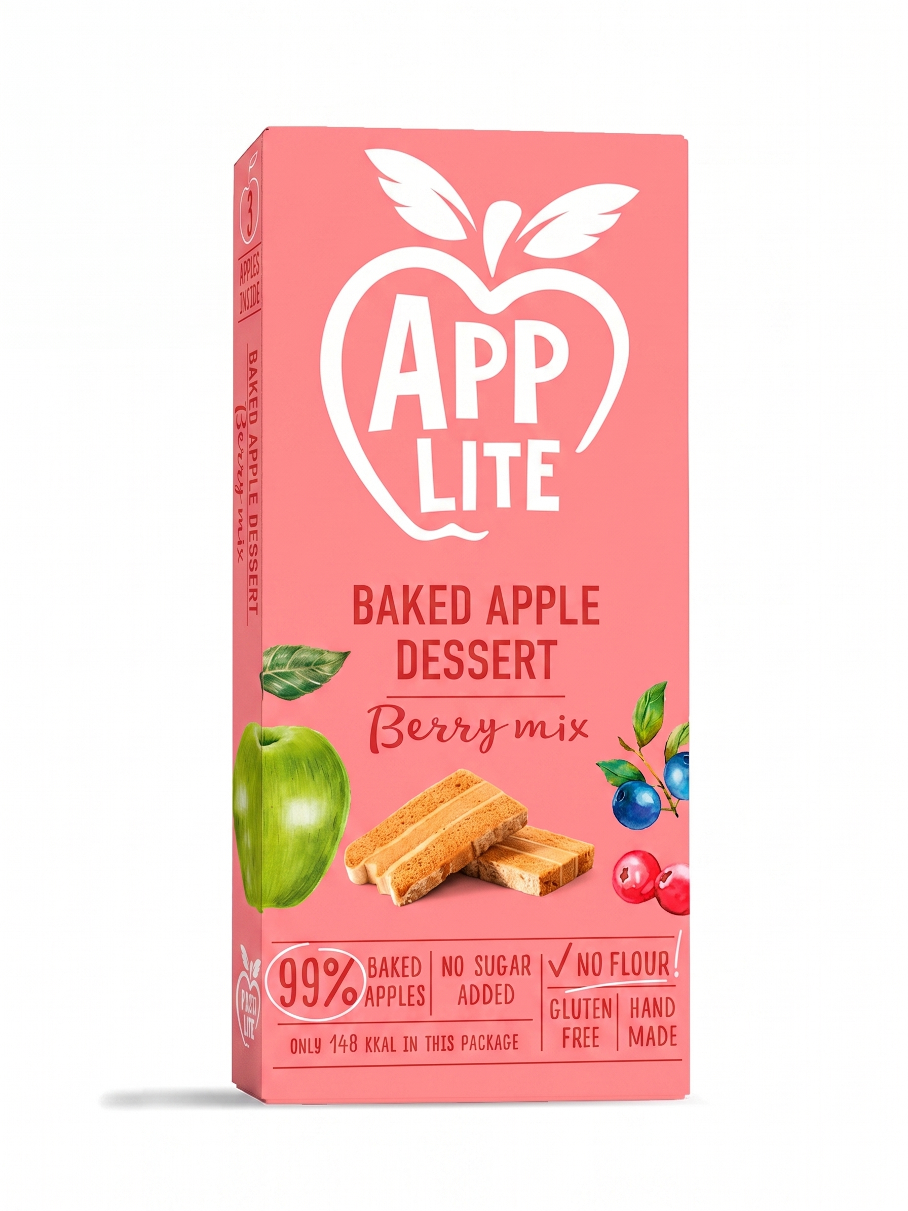 Ābolu Deserts Ar Ogu Maisījumu Bez Cukura, 50 g (8 gab.)