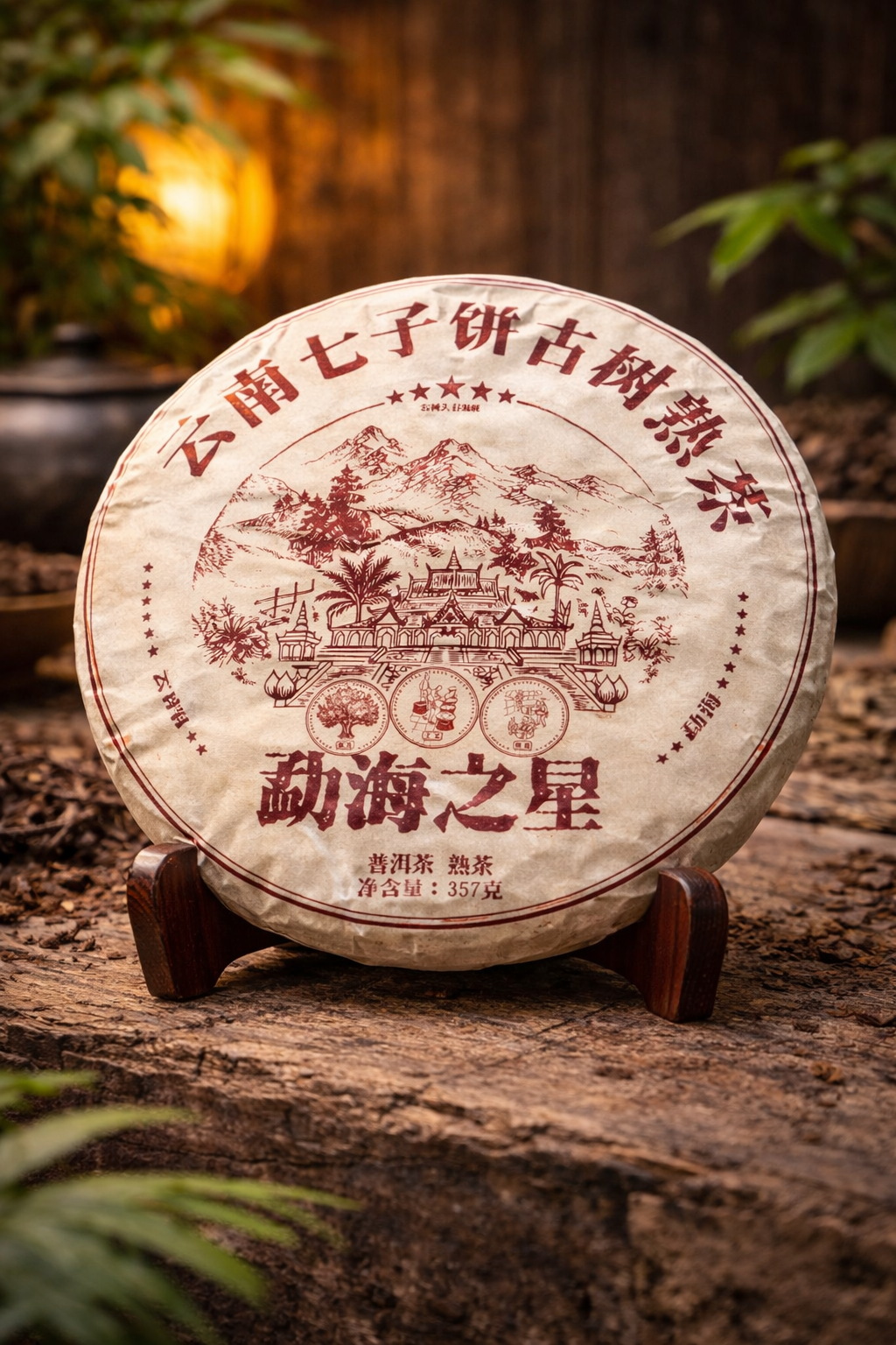 Menghai Star Shu Pu-erh (Ripe Pu-erh) 2013, 357g | Menghai County Sheng Kai Ancient Tea Factory