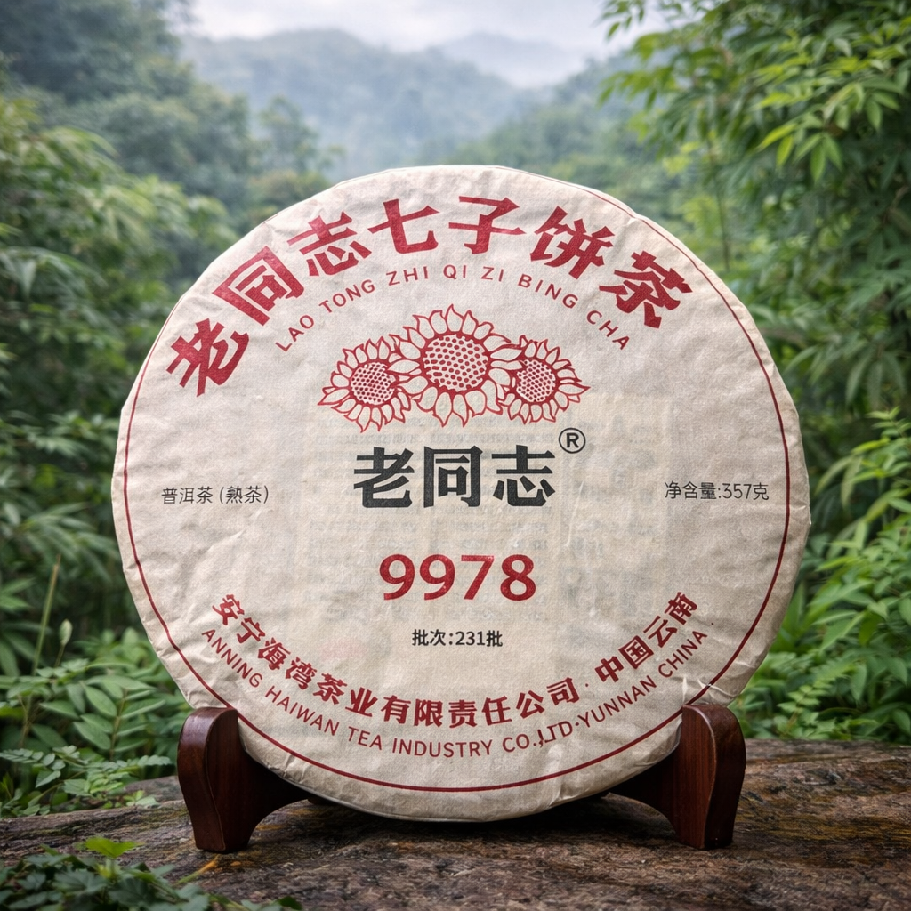 Lao Tong Zhi 9978 Shu Pu-erh (Ripe Pu-erh) 357g | Anning Haiwan Tea Industry Co., Ltd.
