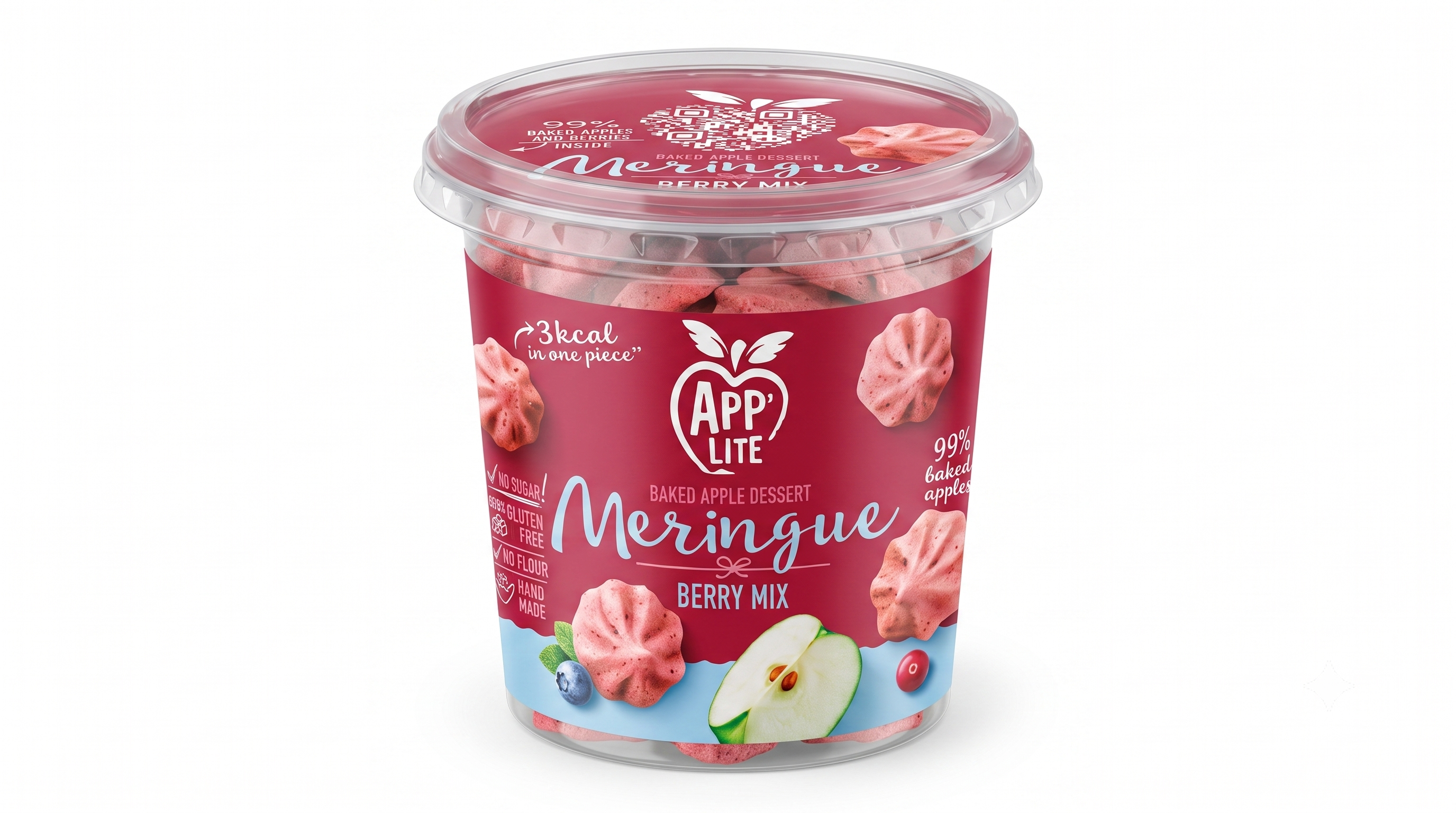 Ābolu Merenga “Ogu Asorti” Bez Cukura, 35 g