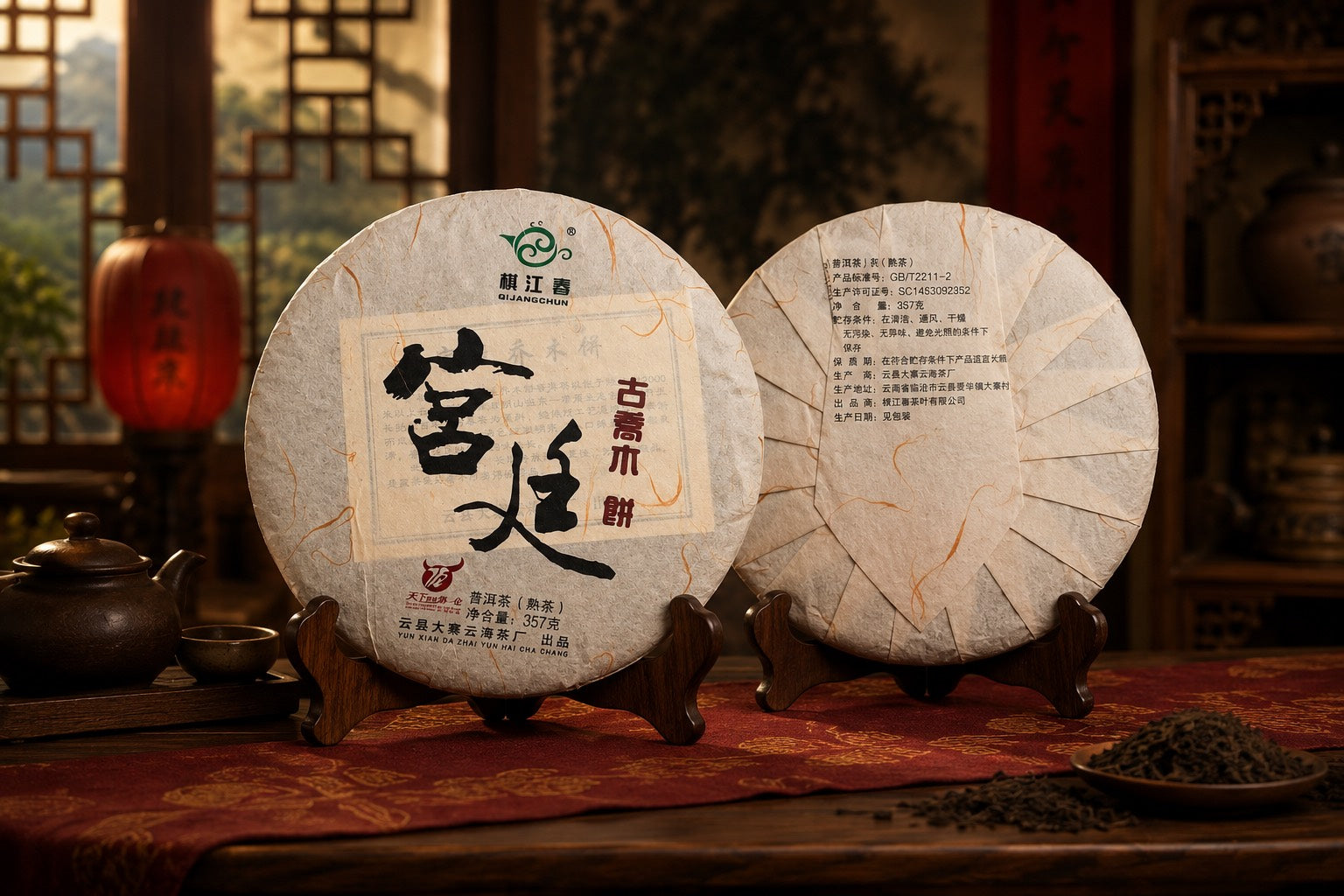 Gu Shu Shu Pu-erh (Ripe Pu-erh) 2018, 357g | Yun Hai