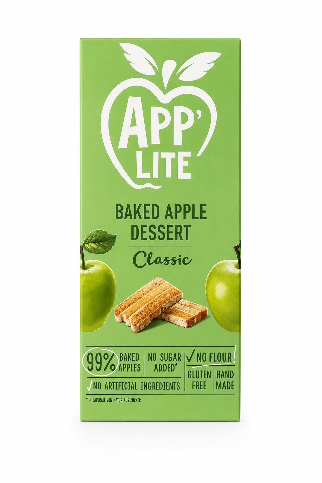 Ābolu Deserts Bez Cukura, 50 g (8 gab.)