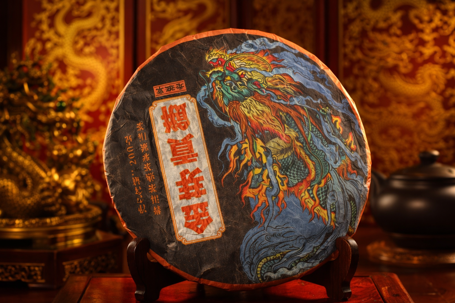 Long Huang Rong Sheng Pu-erh (Raw Pu-erh) 200g | Zhe Si Chaye Co., Ltd.