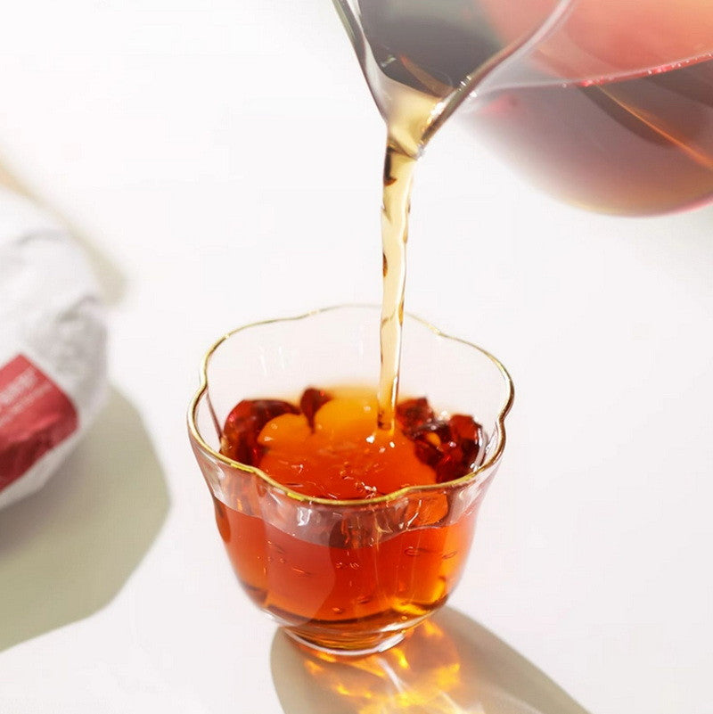 Jing Dian 7572 shu pu-erh brewed liquor