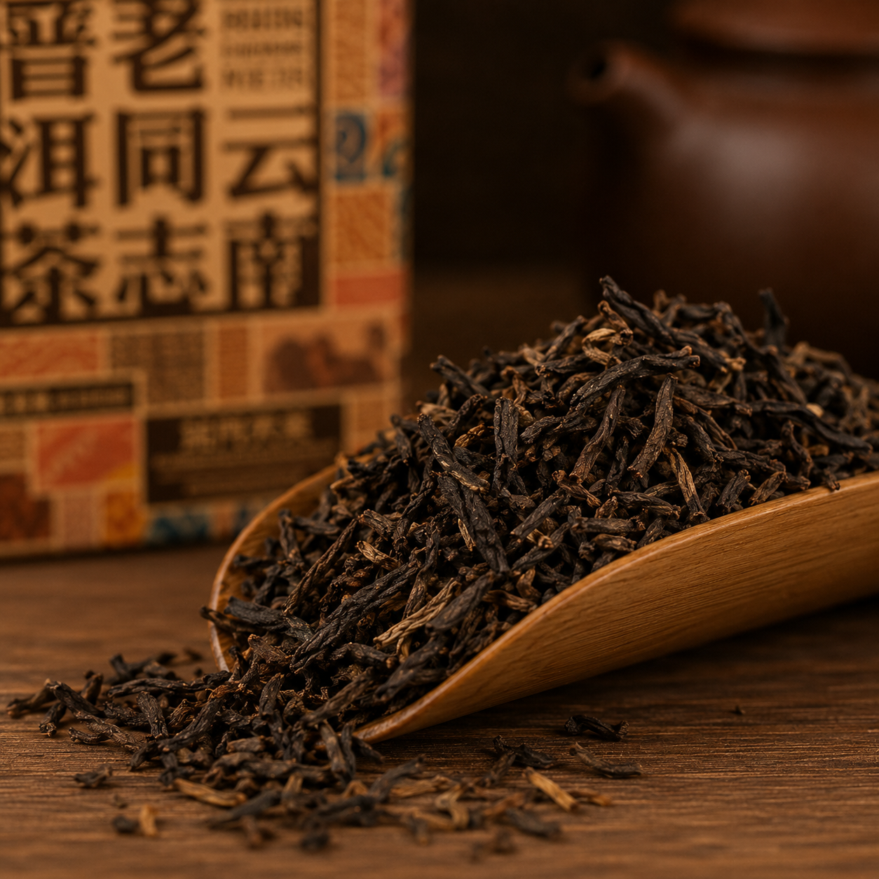 Lao Tong Zhi first-grade loose Shu Pu-erh by Haiwan Tea Factory, 2023, 250g