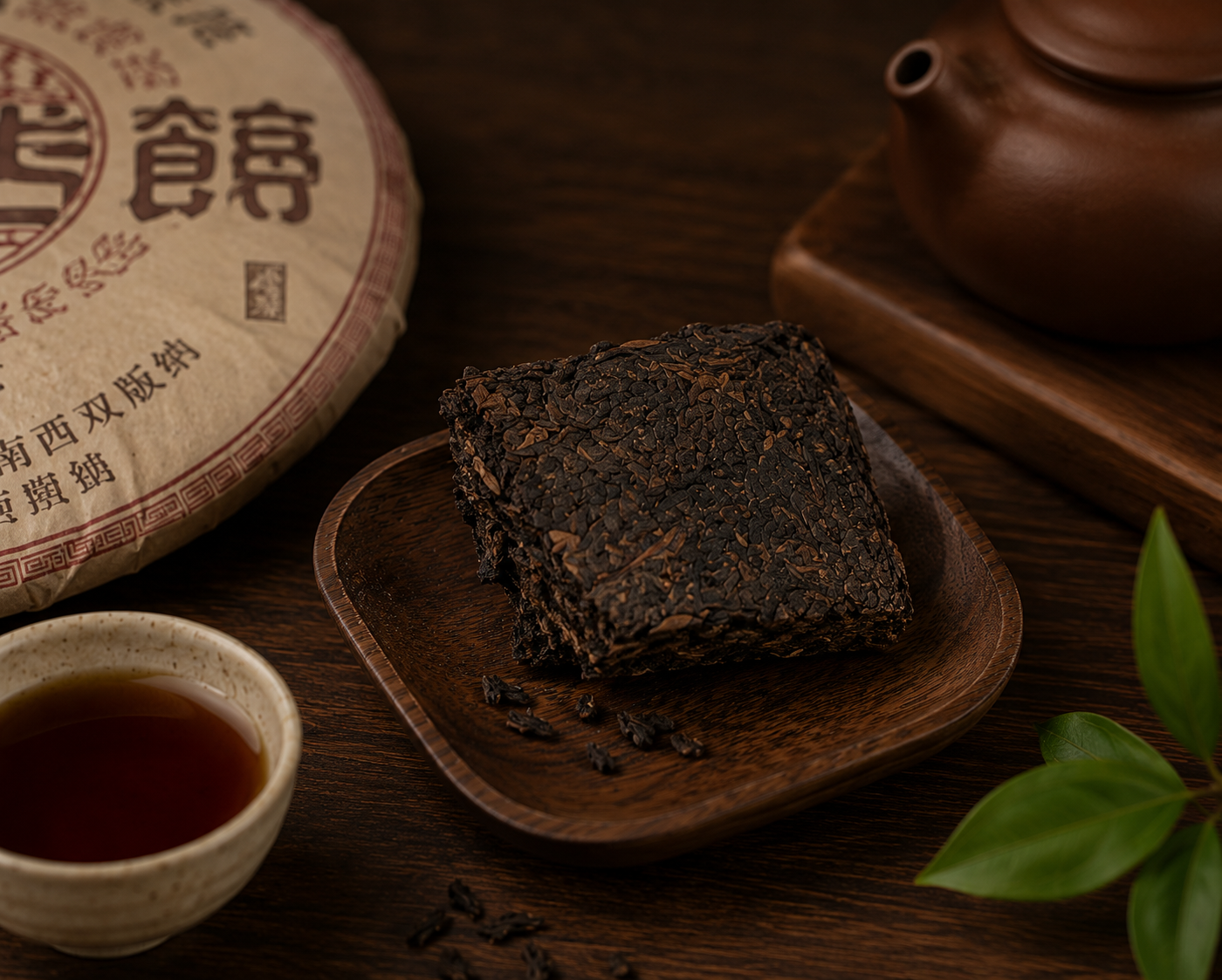 Limingxing Banzhang shu pu-erh 50g loose portion broken from the cake
