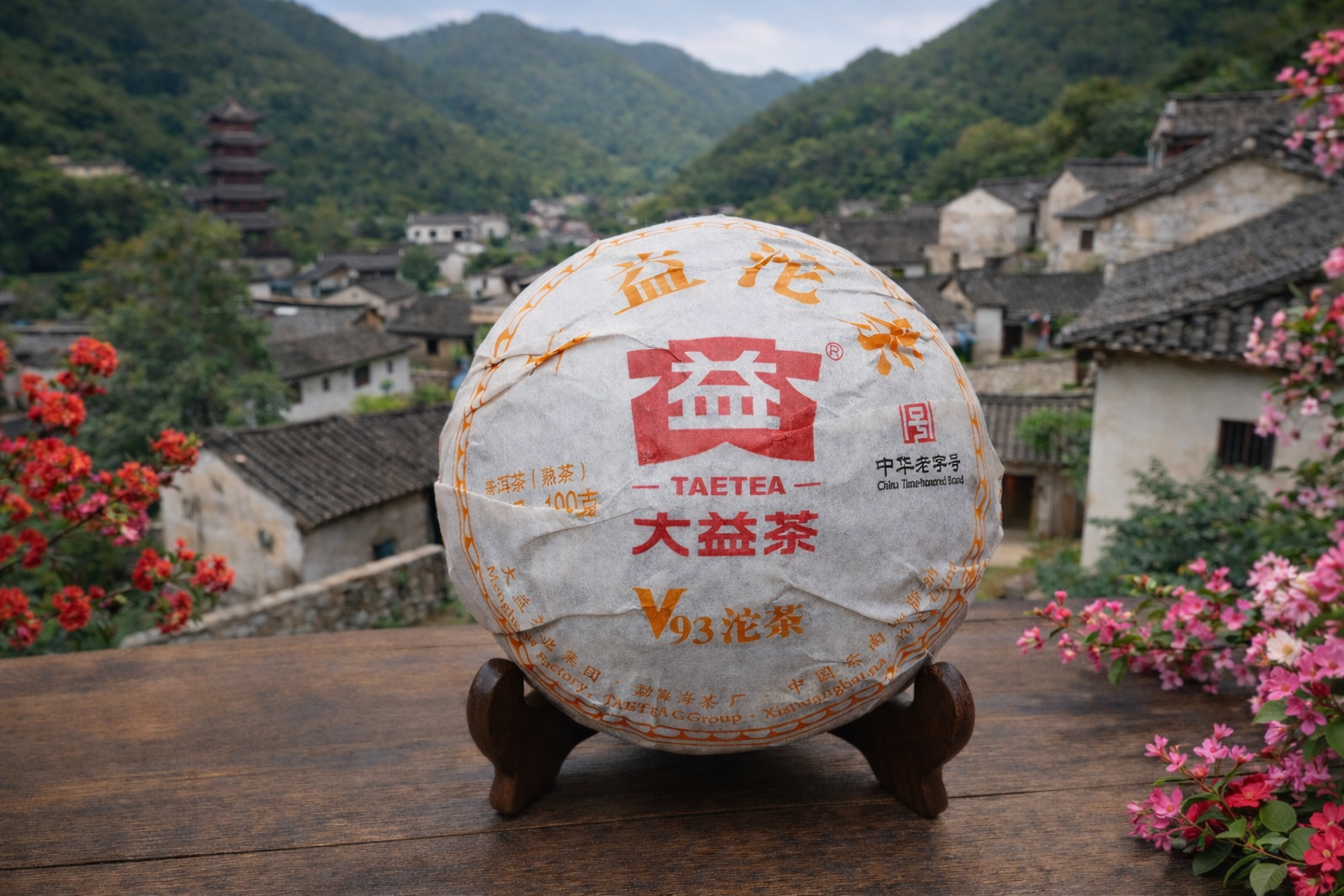 TAETEA V93 Shu Pu-erh (Ripe Pu-erh) 100g | Menghai Tea Factory