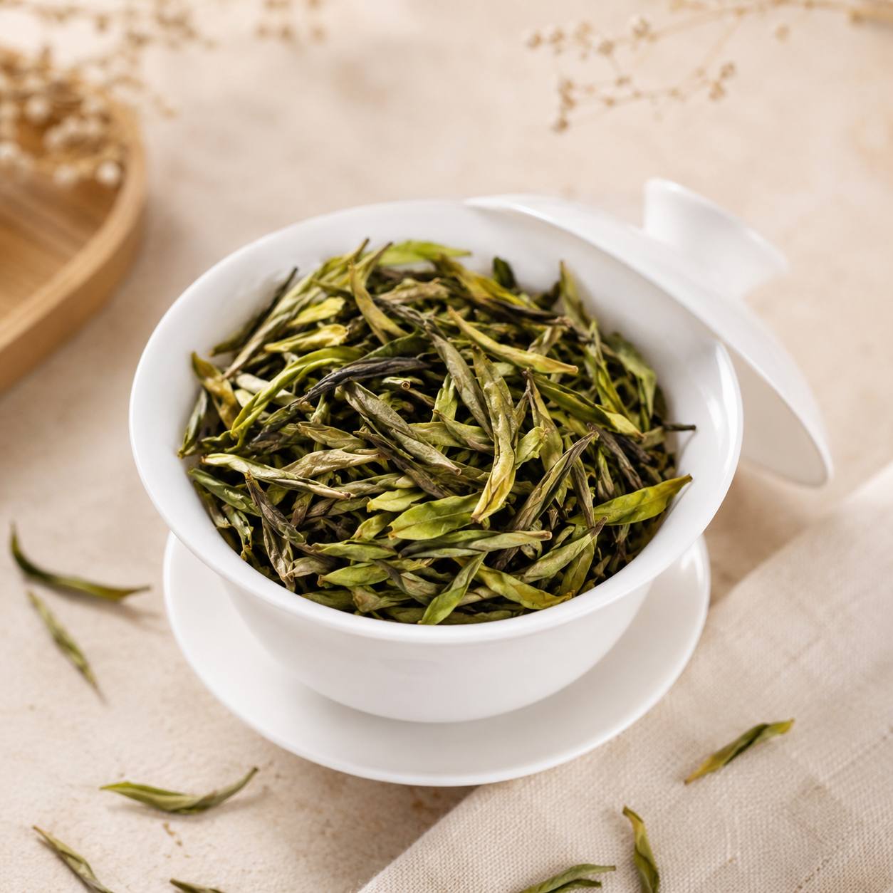 Wild old-tree white tea, whole green buds, fresh 2026 loose leaf 25g